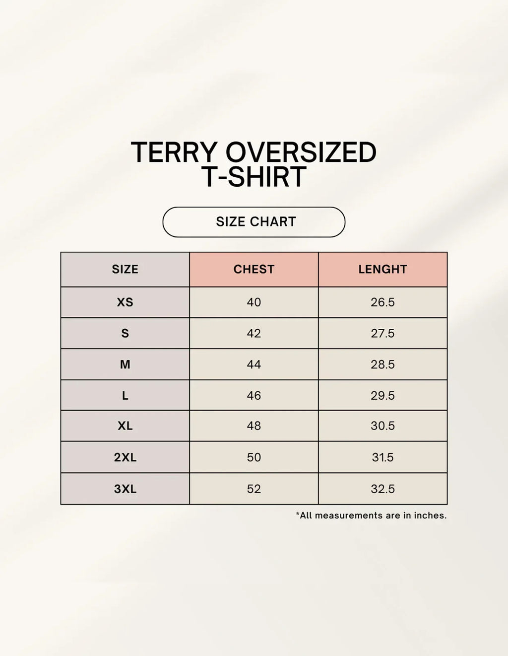 Unisex Terry Oversized Tee - VIVA ENTERPRISES 