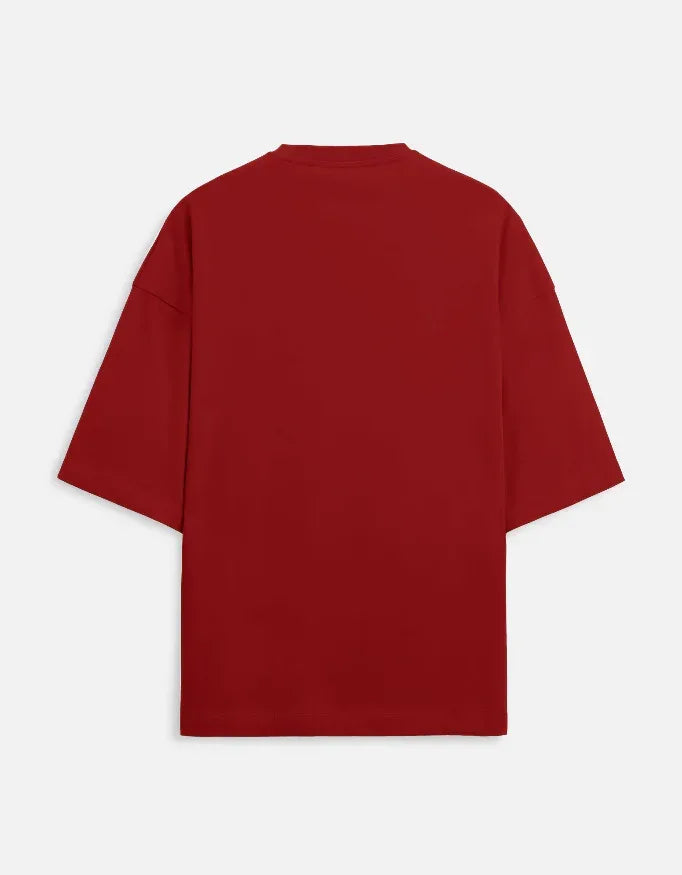 Red T-shirt with Michael Jackson Fedora Design - VIVA ENTERPRISES 