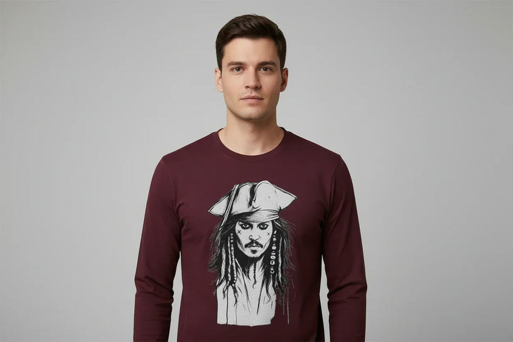Captain Jack Sparrow T-shirt. - VIVA ENTERPRISES 