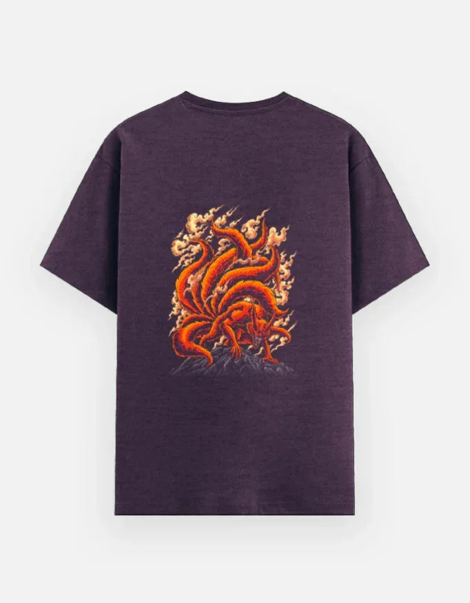 Illustrated Purple Gorilla Smoking T-Shirt - VIVA ENTERPRISES 