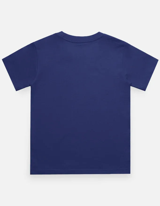 Official India Cricket Jersey Style T-Shirt Boy's Crew Neck T-Shirt - VIVA ENTERPRISES 