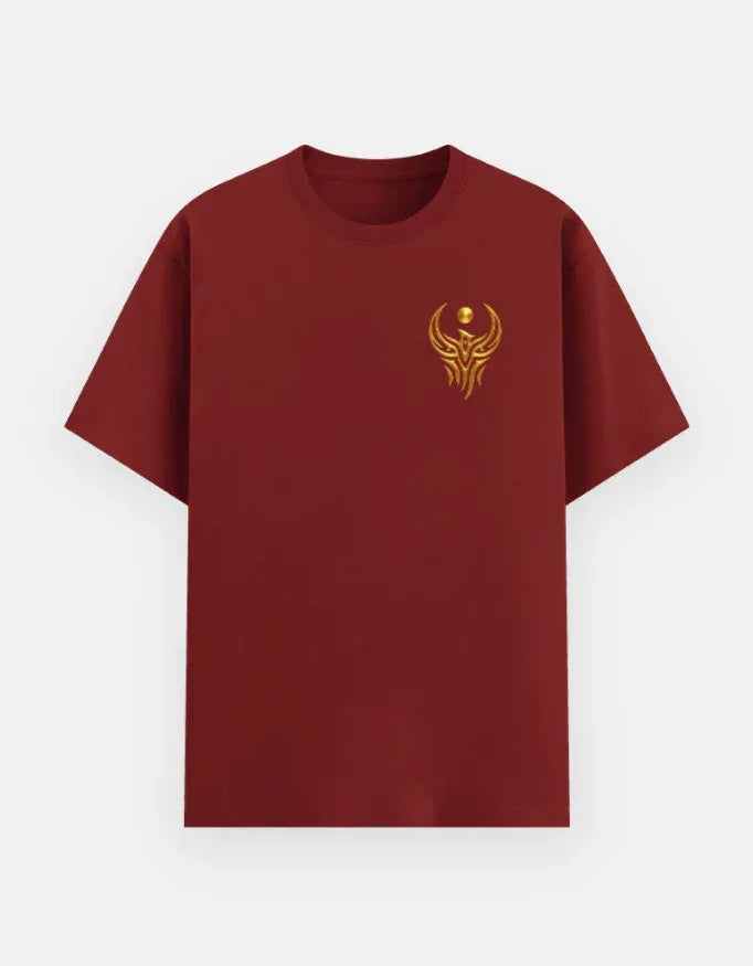 Golden Tribal Crest Tee - VIVA ENTERPRISES 