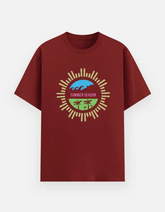 Summer Season Graphic T-Shirt - VIVA ENTERPRISES 