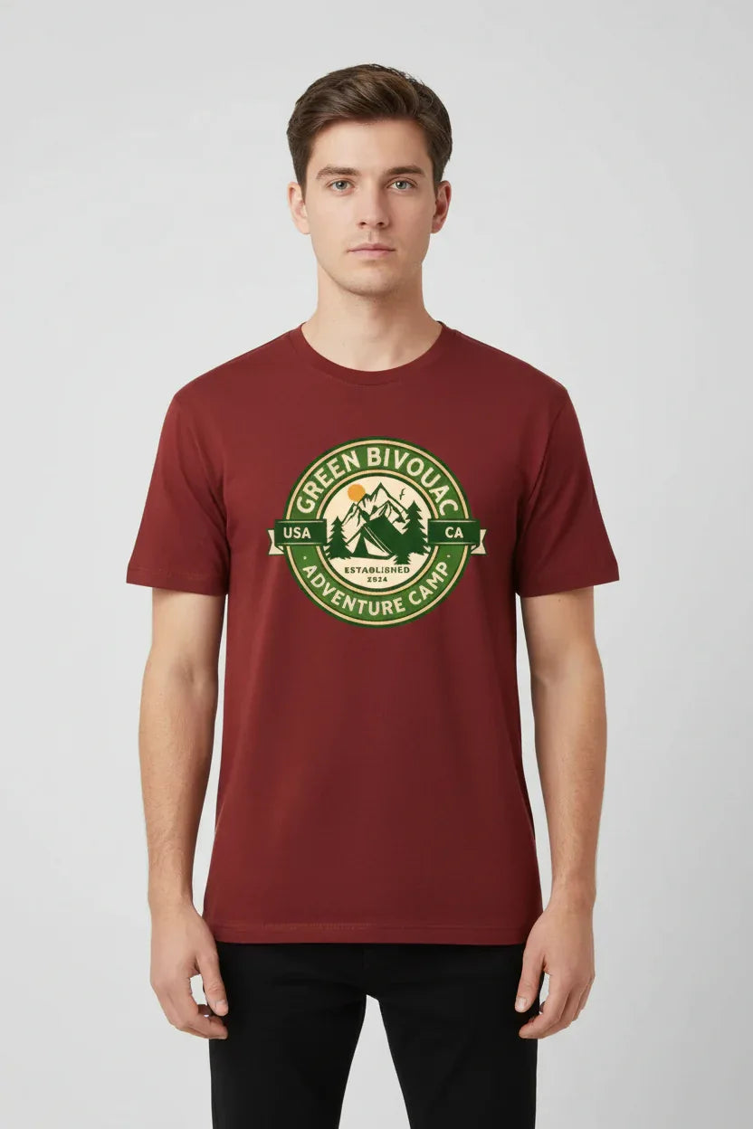 Printed Basic T-Shirt - VIVA ENTERPRISES 