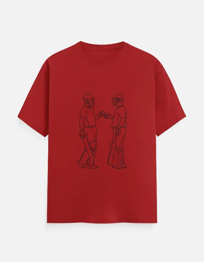 Cricket Camaraderie Crew T-Shirt - VIVA ENTERPRISES 