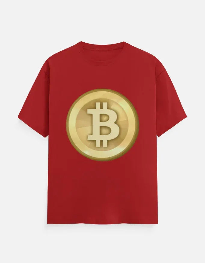 Cryptocurrency Bitcoin Coin Graphic T-Shirt - VIVA ENTERPRISES 