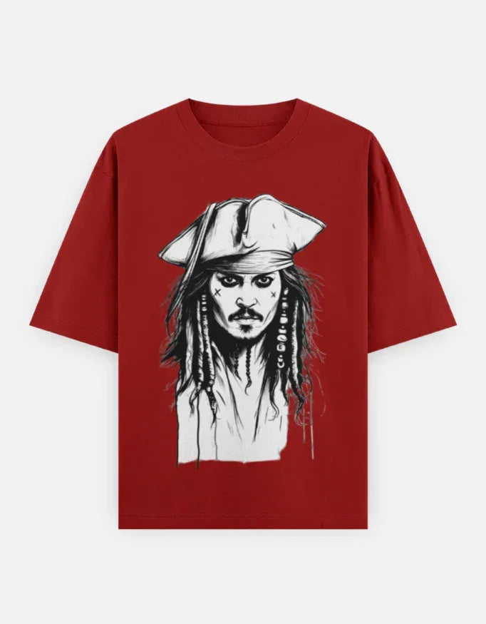 The Captain Jack Sparrow T-shirt T-Shirt - VIVA ENTERPRISES 