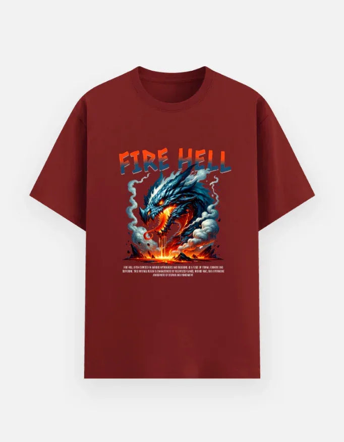 The Infernal Dragon Heavy Metal Tee - VIVA ENTERPRISES 