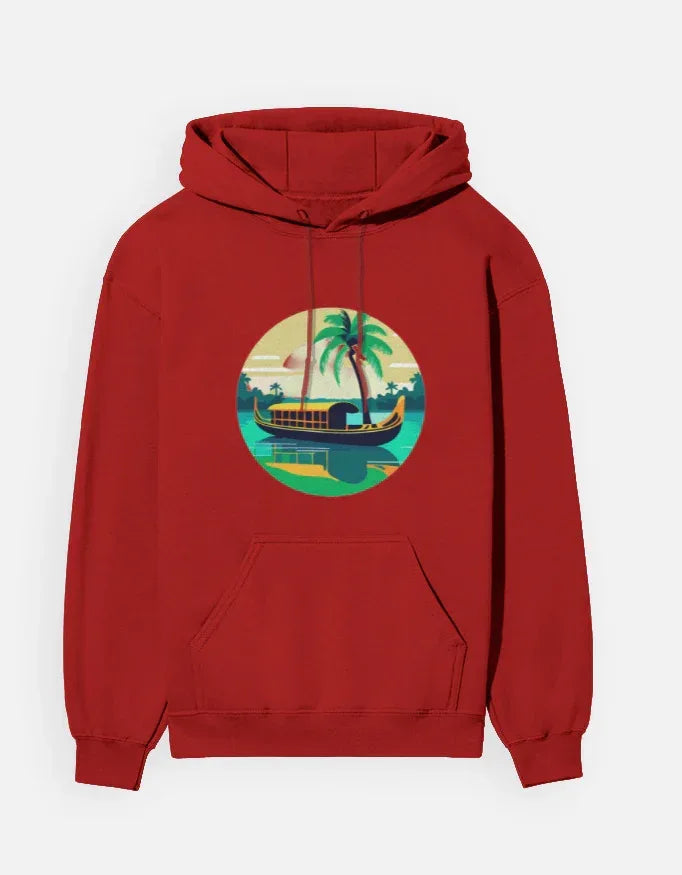 Kerala Backwaters Boat Sweatshirt - VIVA ENTERPRISES 