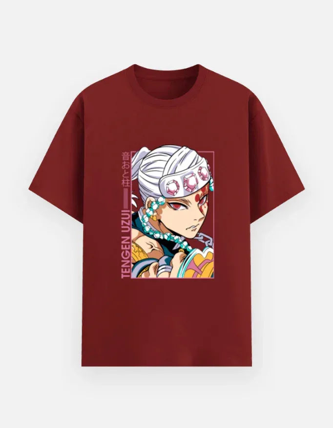 Tengen Uzui The Sound Hashira Demon Slayer T-Shirt - VIVA ENTERPRISES 