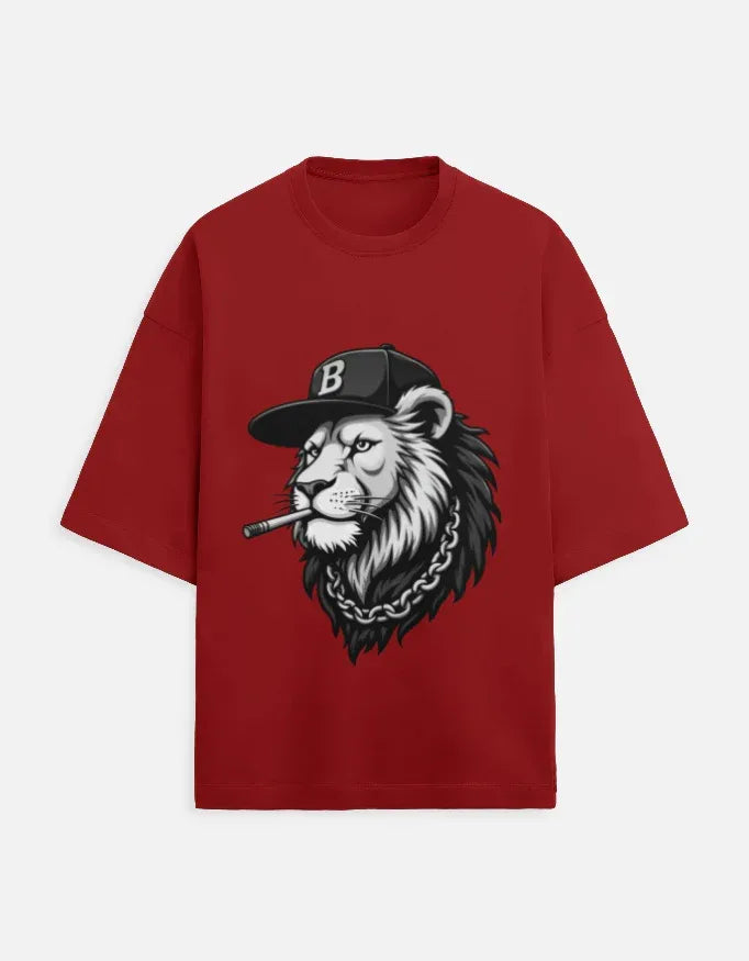 Urban Wildlife/Hip-Hop Culture Oversized Tee - VIVA ENTERPRISES 