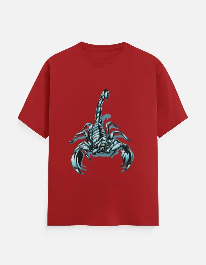 Chrome Scorpion Classic Crew T-Shirt - VIVA ENTERPRISES 