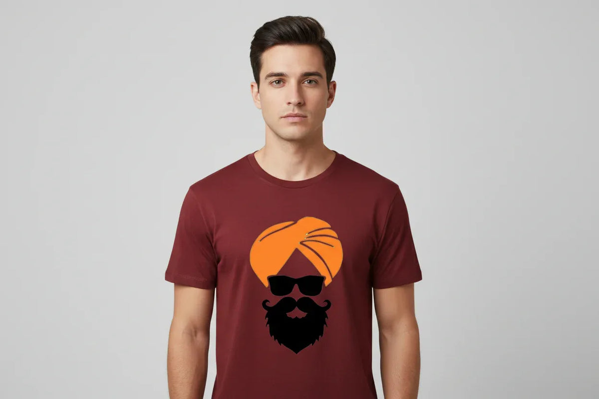 Sikh Gentleman Graphic T-Shirt - VIVA ENTERPRISES 