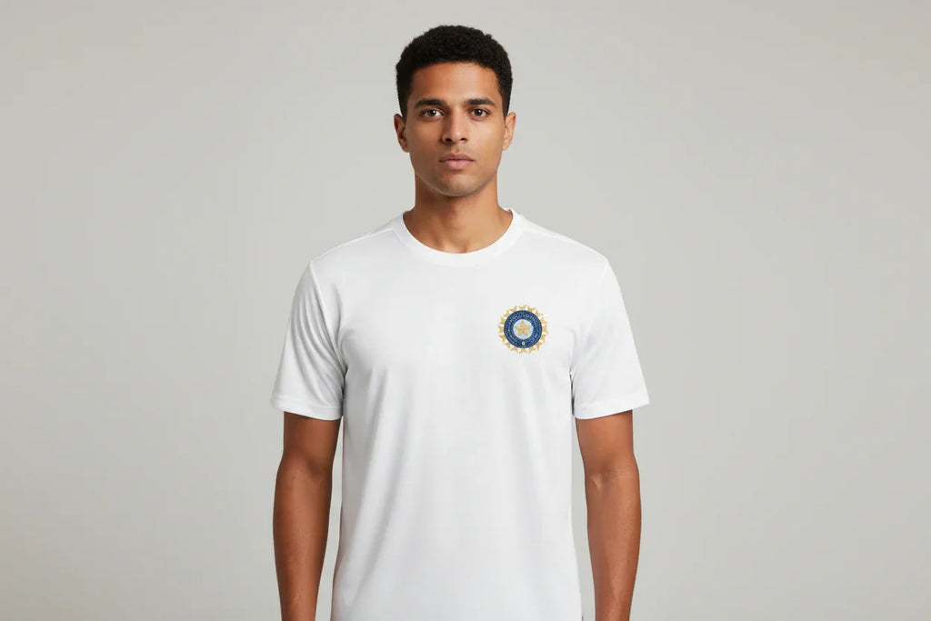 Team India Spirit Tee | Classic Logo Fan Wear Unisex Basic T-Shirt - VIVA ENTERPRISES 