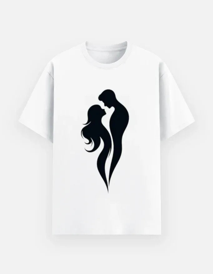 Red Couple Silhouette T-Shirt - VIVA ENTERPRISES 