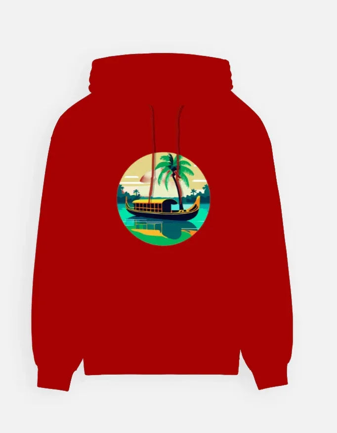 Kerala Backwaters Boat Sweatshirt - VIVA ENTERPRISES 