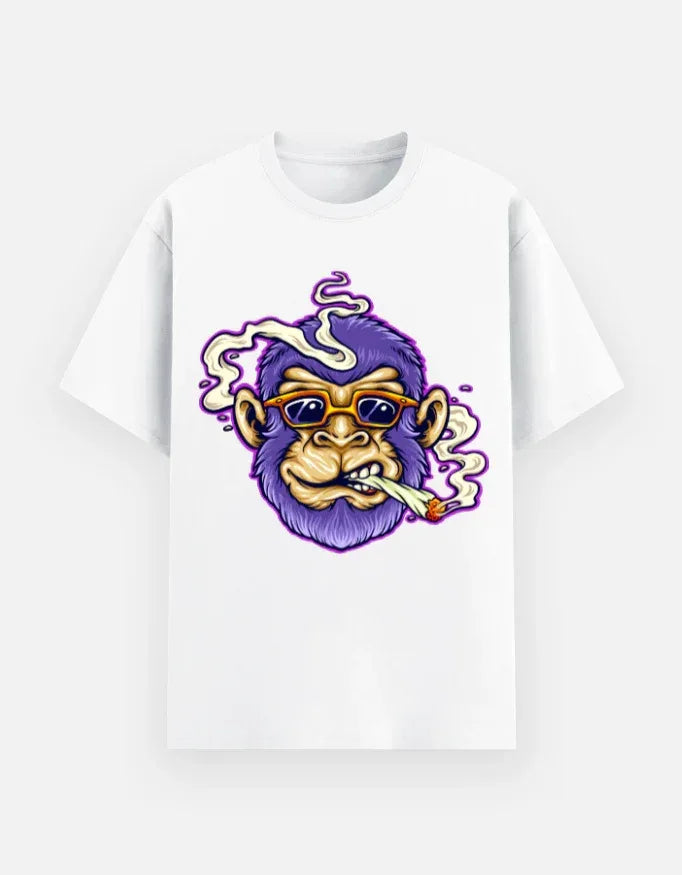 Cartoon Gorilla Wearing Sunglasses and Smoking - VIVA ENTERPRISES 