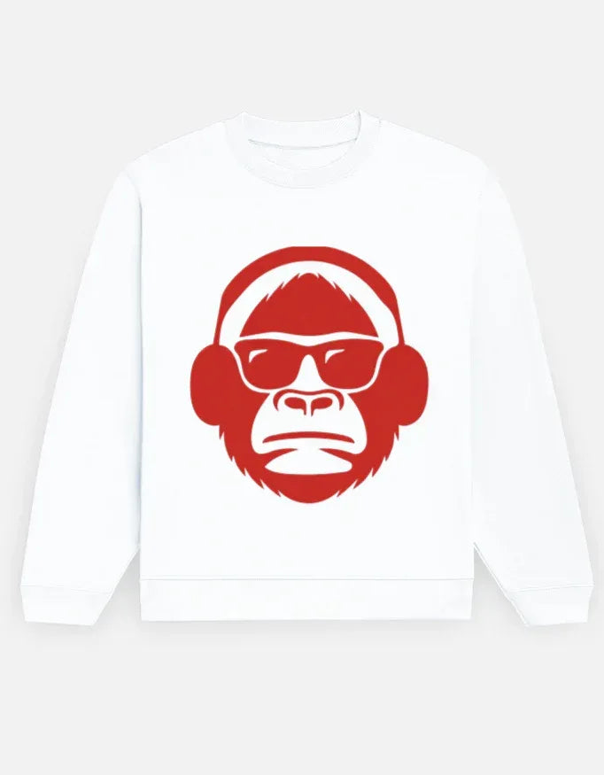 DJ Monkey Sweatshirt - VIVA ENTERPRISES 