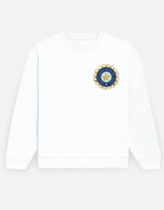 Team India Spirit Tee | Classic Logo Fan Wear Unisex Sweatshirt - VIVA ENTERPRISES 