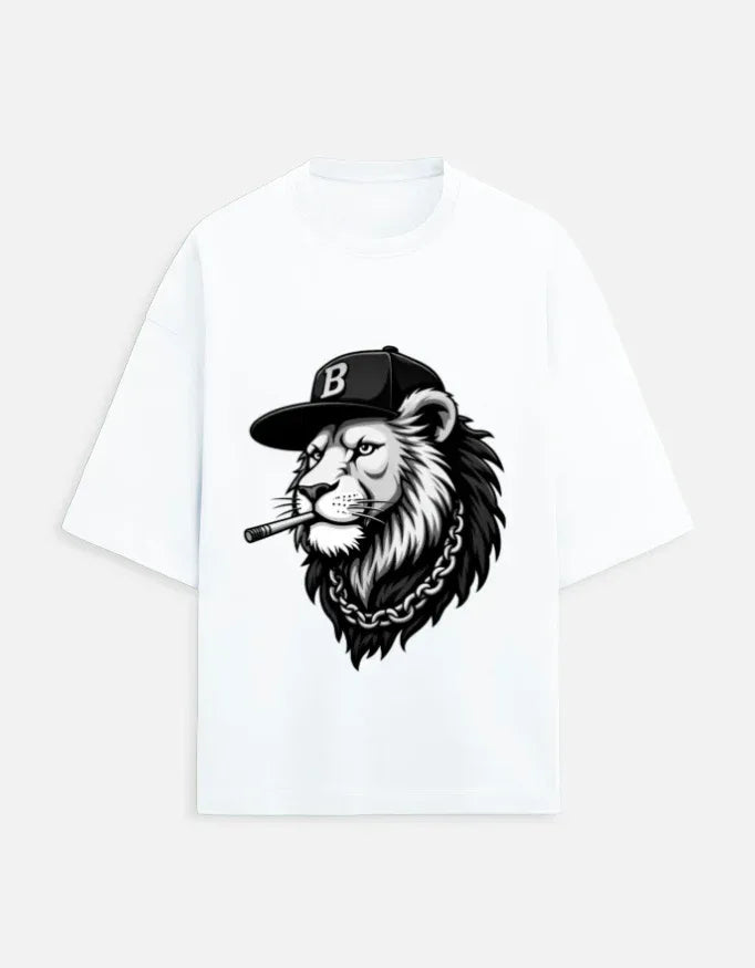 Urban Wildlife/Hip-Hop Culture Oversized Tee - VIVA ENTERPRISES 