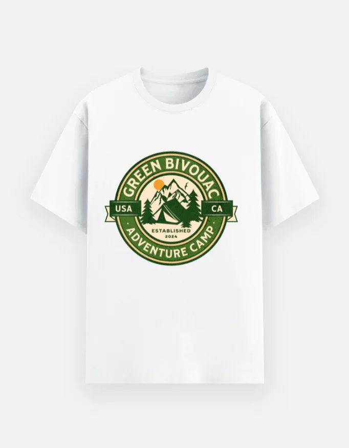 Advanture camp Printed Basic T-Shirt - VIVA ENTERPRISES 