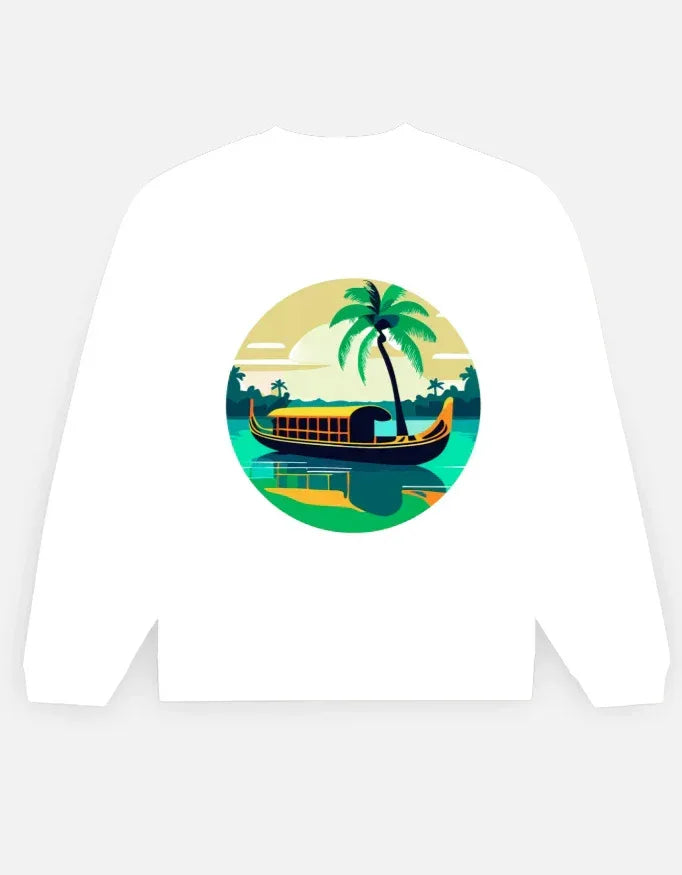 Kerala Backwaters Sweatshirt - VIVA ENTERPRISES 