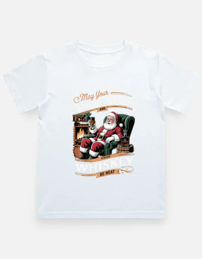 Boy's Crew Neck Christmas T-Shirt - VIVA ENTERPRISES 