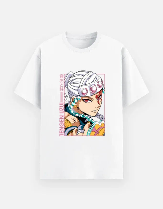 Tengen Uzui The Sound Hashira Demon Slayer T-Shirt - VIVA ENTERPRISES 