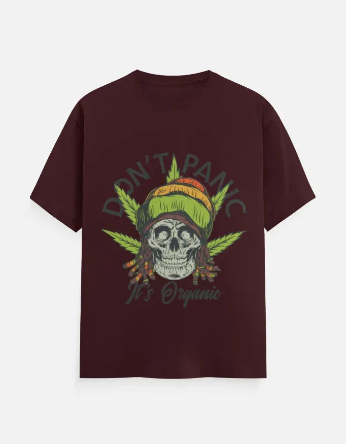 Dont Panic Printed Classic Crew T-Shirt - VIVA ENTERPRISES 