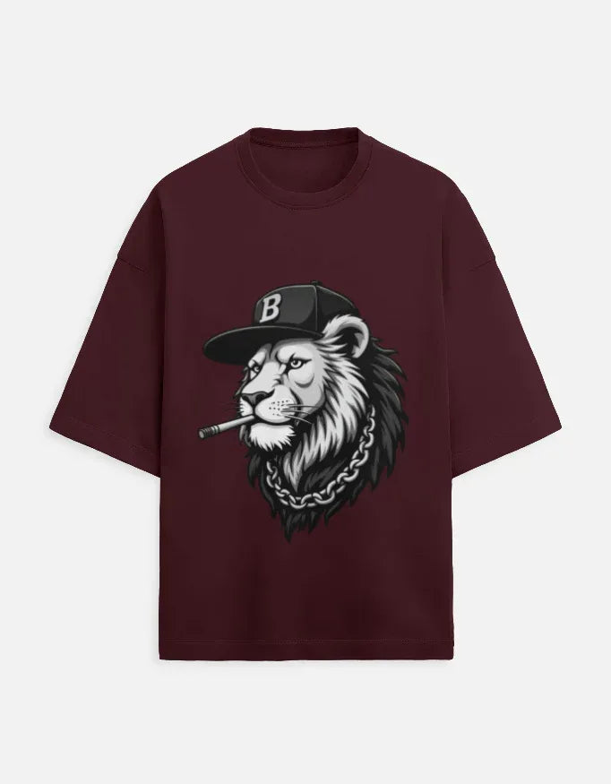 Urban Wildlife/Hip-Hop Culture Oversized Tee - VIVA ENTERPRISES 