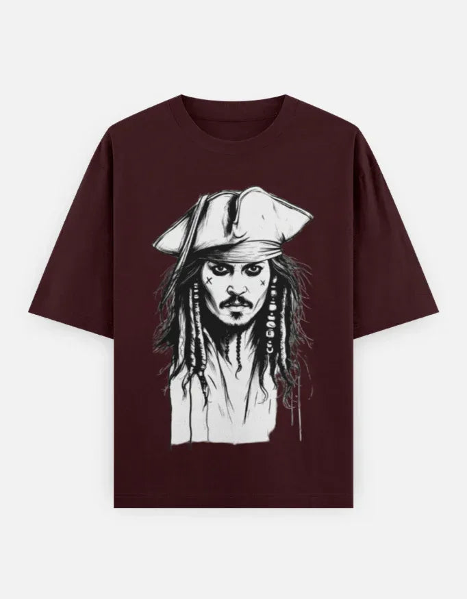 The Captain Jack Sparrow T-shirt T-Shirt - VIVA ENTERPRISES 