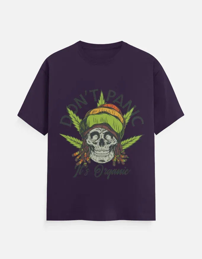 Dont Panic Printed Classic Crew T-Shirt - VIVA ENTERPRISES 
