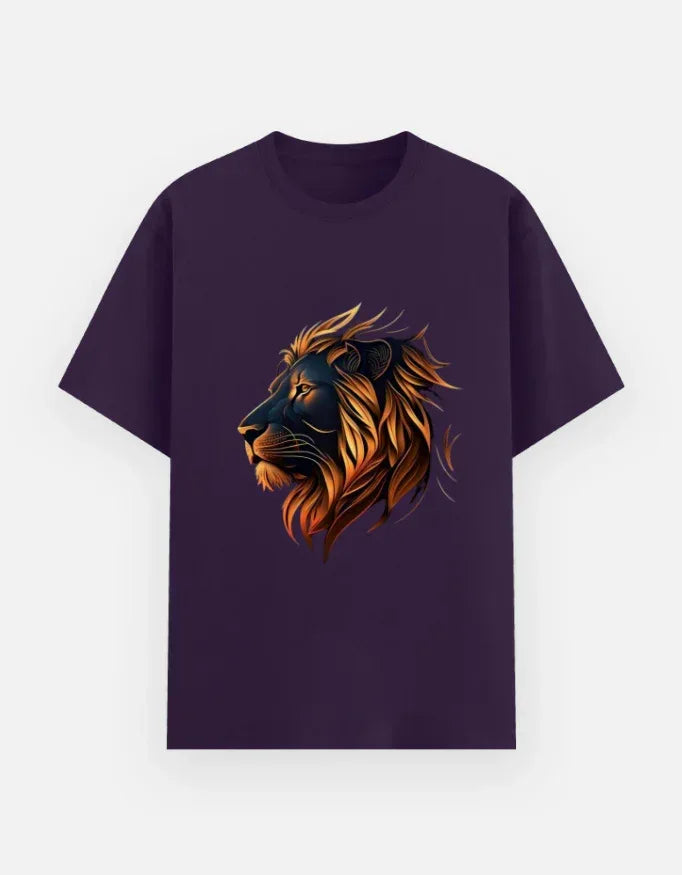 Unisex Basic Lion T-Shirt - VIVA ENTERPRISES 