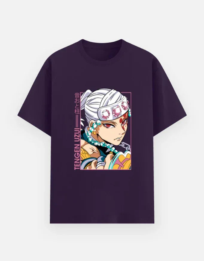 Tengen Uzui The Sound Hashira Demon Slayer T-Shirt - VIVA ENTERPRISES 