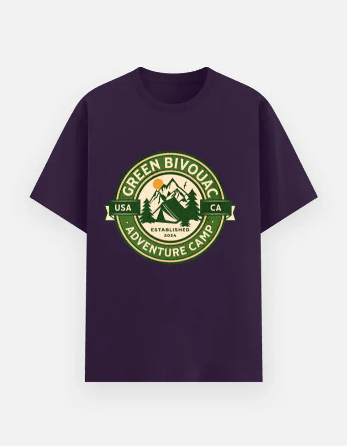Advanture camp Printed Basic T-Shirt - VIVA ENTERPRISES 