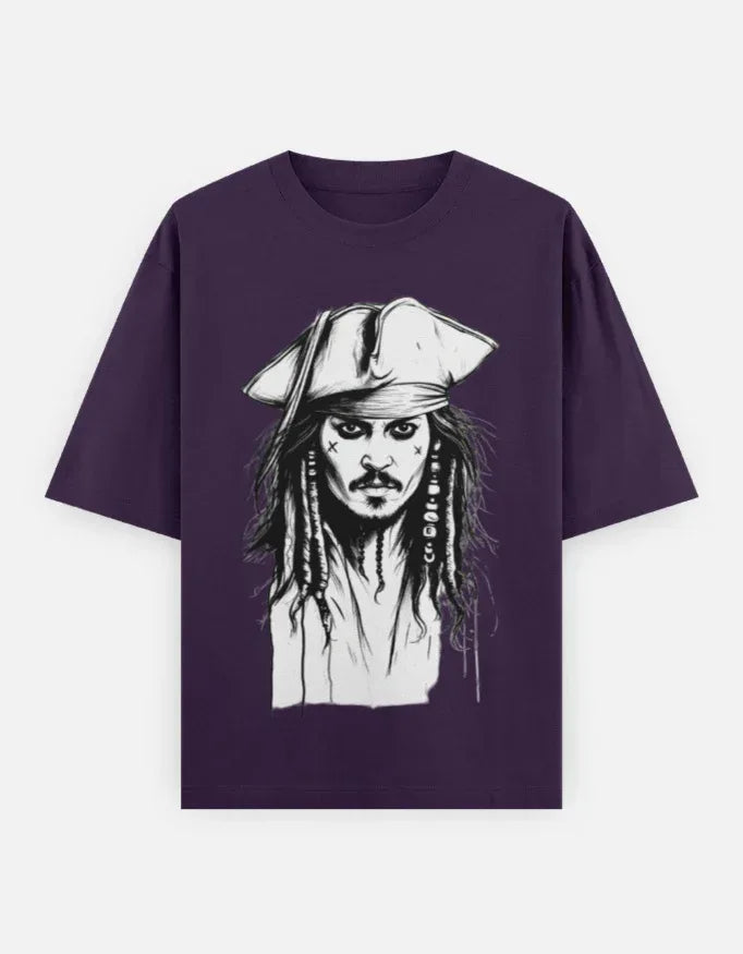 The Captain Jack Sparrow T-shirt T-Shirt - VIVA ENTERPRISES 