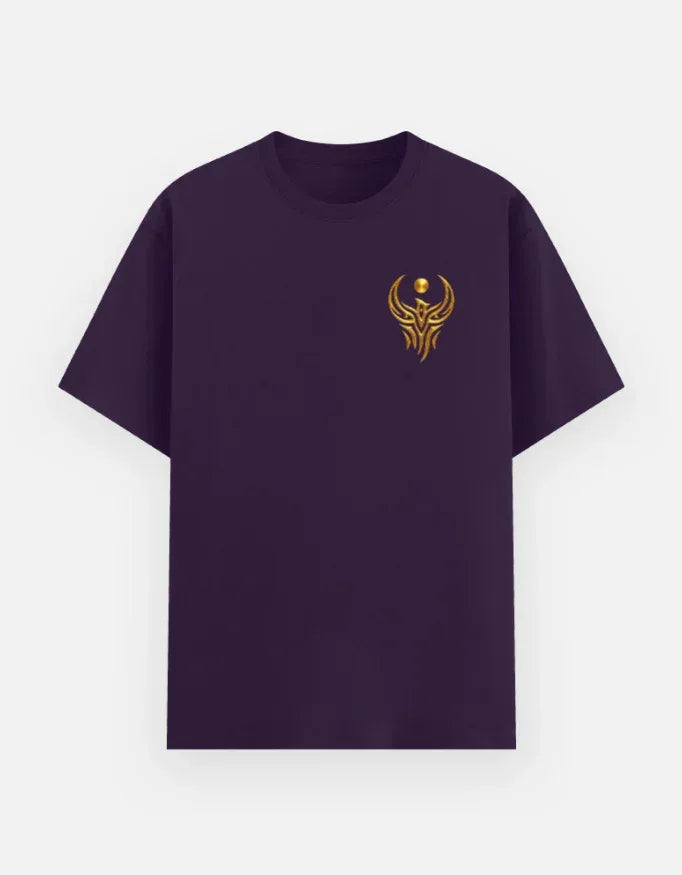 Golden Tribal Crest Tee - VIVA ENTERPRISES 