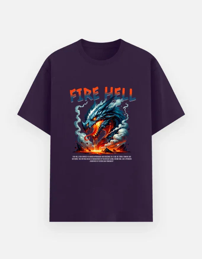 The Infernal Dragon Heavy Metal Tee - VIVA ENTERPRISES 