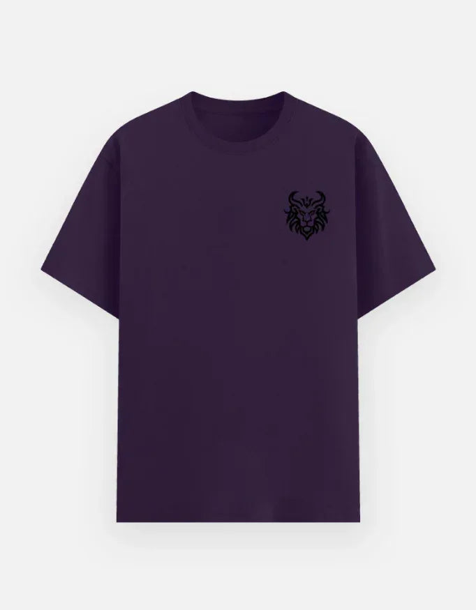 Horned Lion/Mythical Beast Pocket Print Tee - VIVA ENTERPRISES 