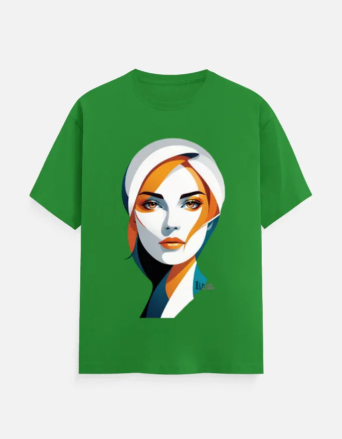 Modern Minimalist Woman Portrait Graphic T-Shir - VIVA ENTERPRISES 