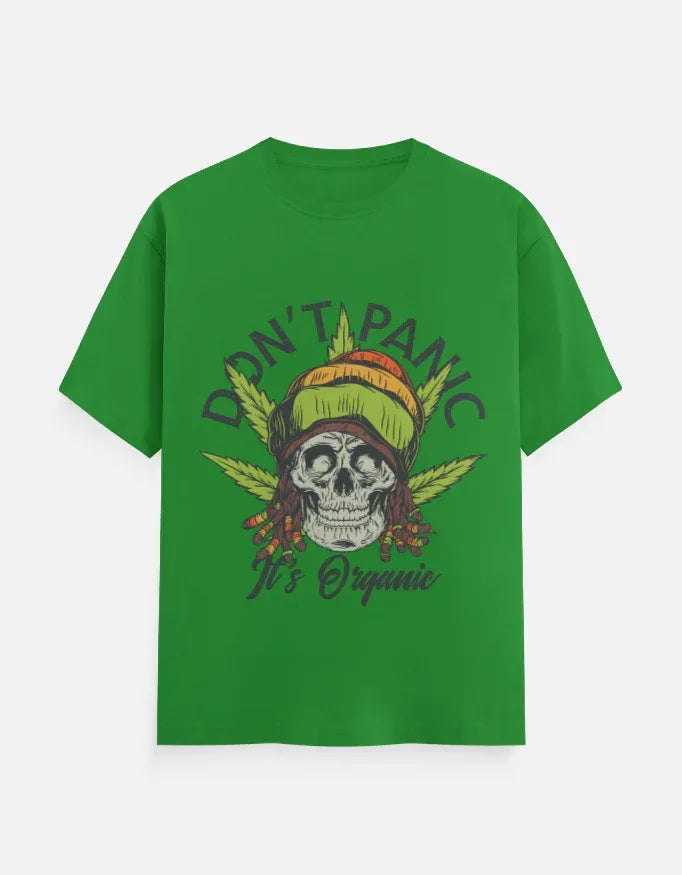 Dont Panic Printed Classic Crew T-Shirt - VIVA ENTERPRISES 