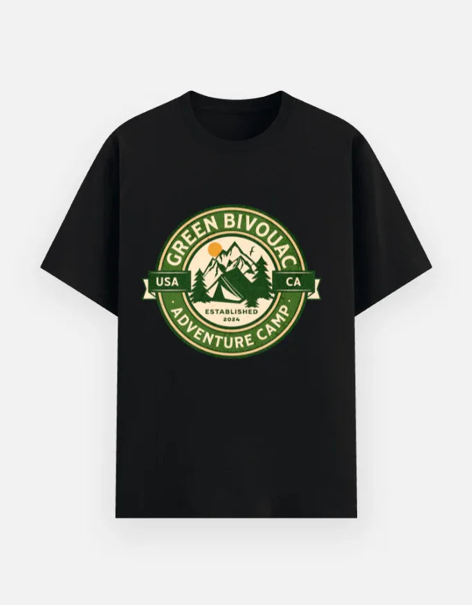 Advanture camp Printed Basic T-Shirt - VIVA ENTERPRISES 