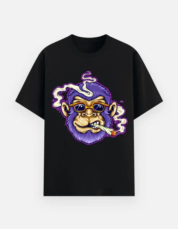 Cartoon Gorilla Wearing Sunglasses and Smoking - VIVA ENTERPRISES 