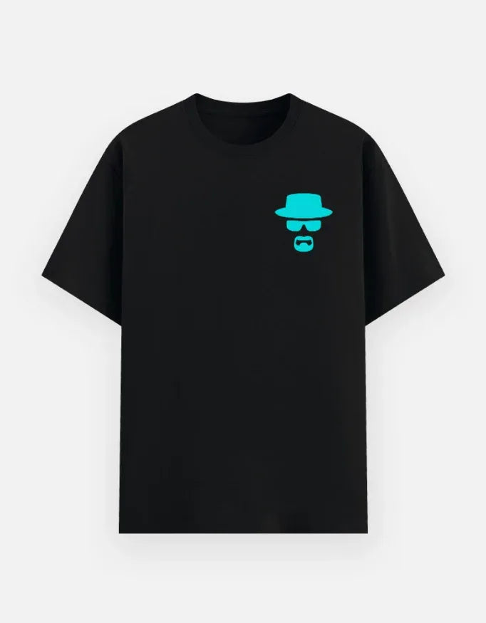 Unisex Basic T-Shirt round neck cyan Hat - VIVA ENTERPRISES 