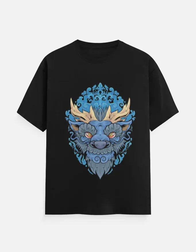 The Azure Dragon Classic Crew T-Shirt - VIVA ENTERPRISES 