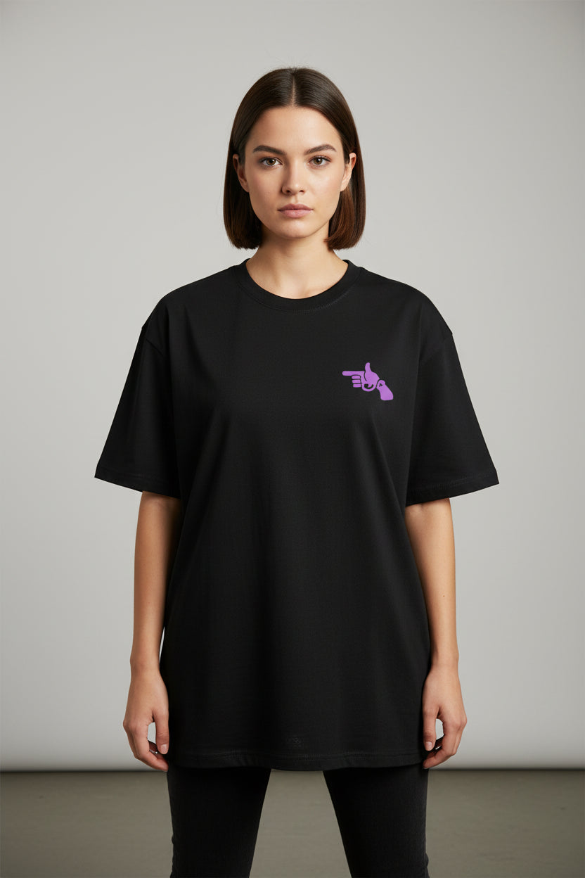 Unisex Basic T-Shirt Round Neck Gun - VIVA ENTERPRISES 