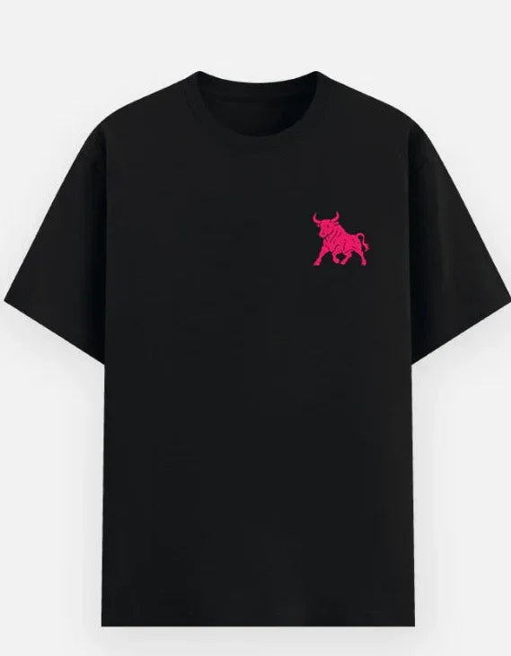Unisex Basic T-Shirt Round Neck Bull - VIVA ENTERPRISES 