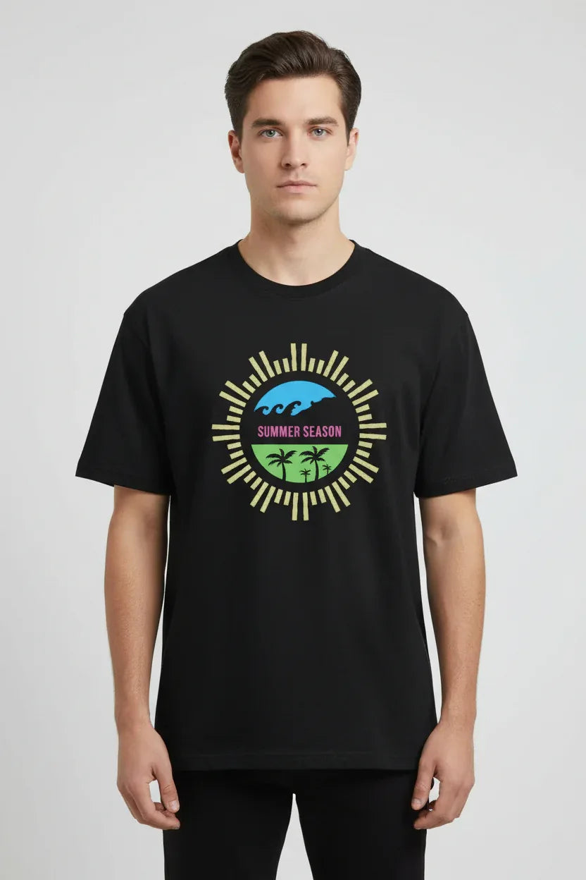 Summer Season Graphic T-Shirt - VIVA ENTERPRISES 