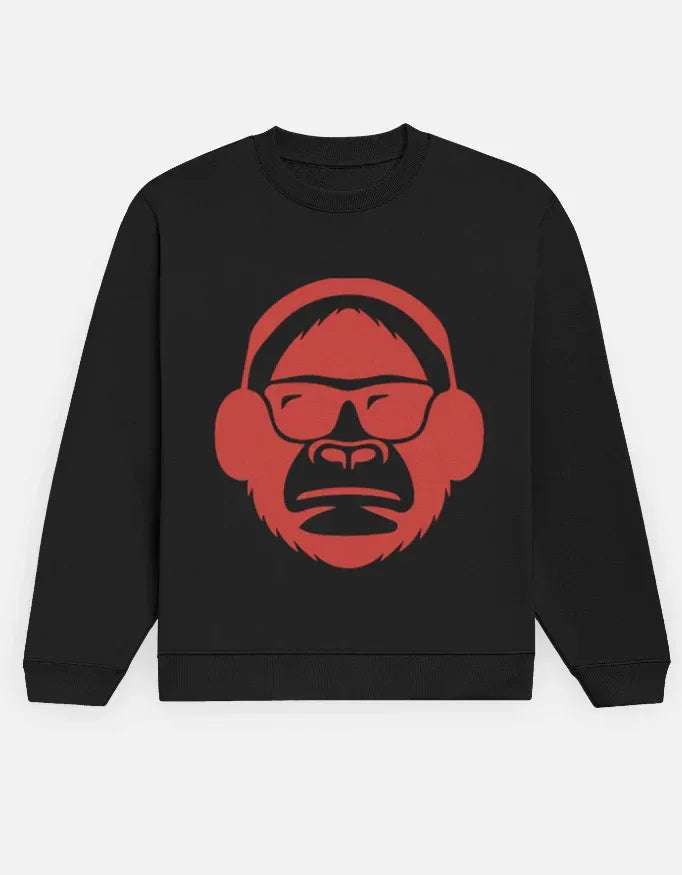 DJ Monkey Sweatshirt - VIVA ENTERPRISES 