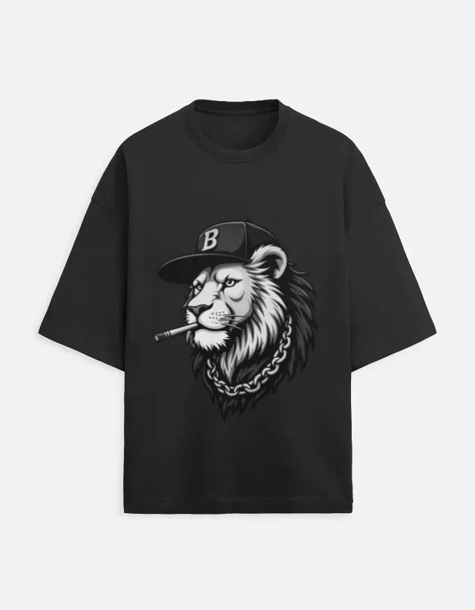 Urban Wildlife/Hip-Hop Culture Oversized Tee - VIVA ENTERPRISES 